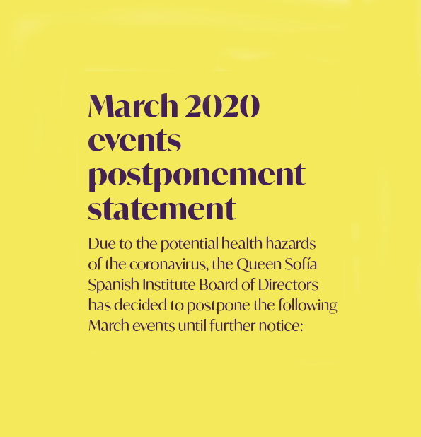 March 2020 Events Postponement Statement