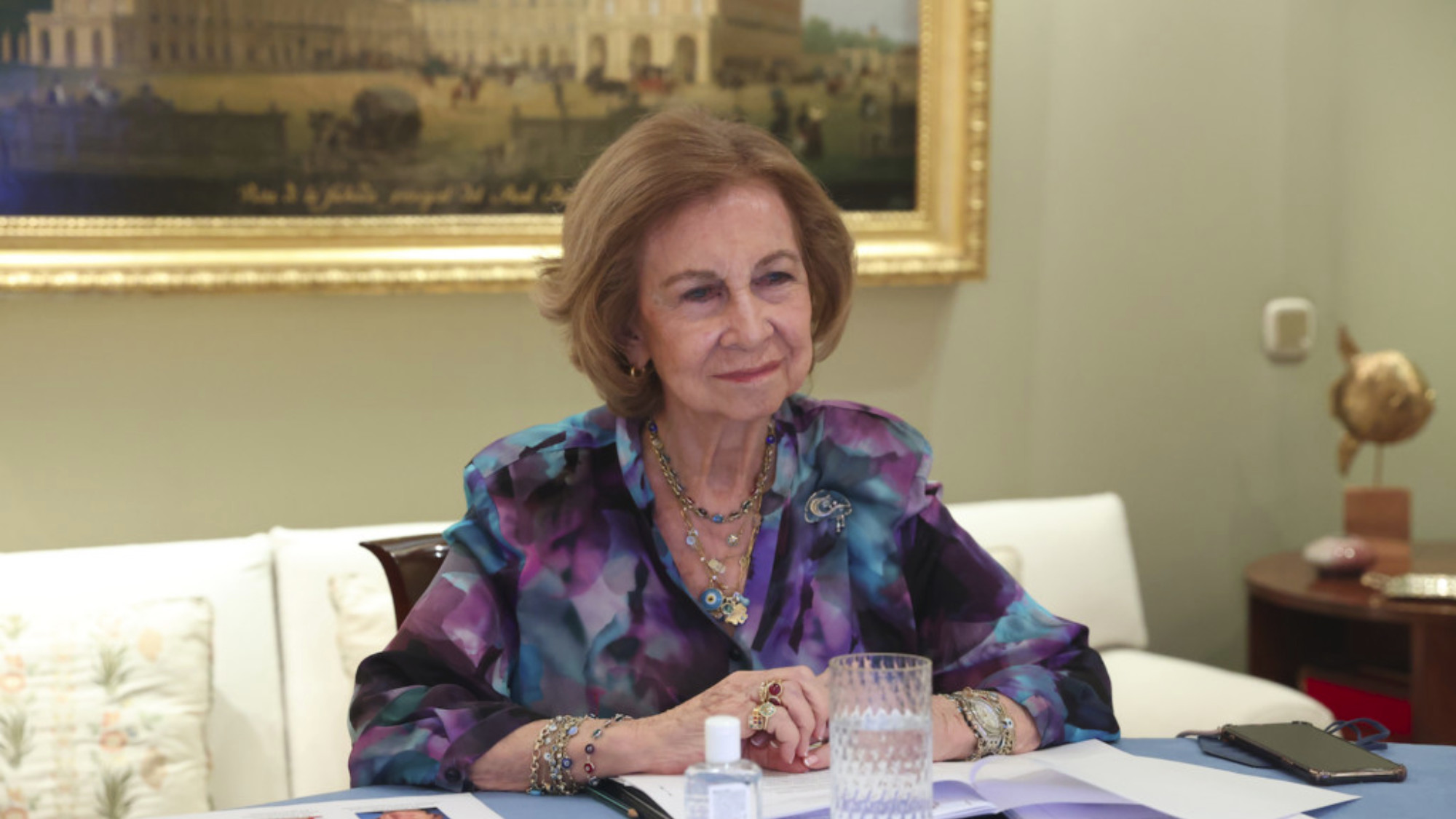 H.M. Queen Sofia Attends the Annual Board of Directors Meeting of the Queen Sofia Spanish Institute