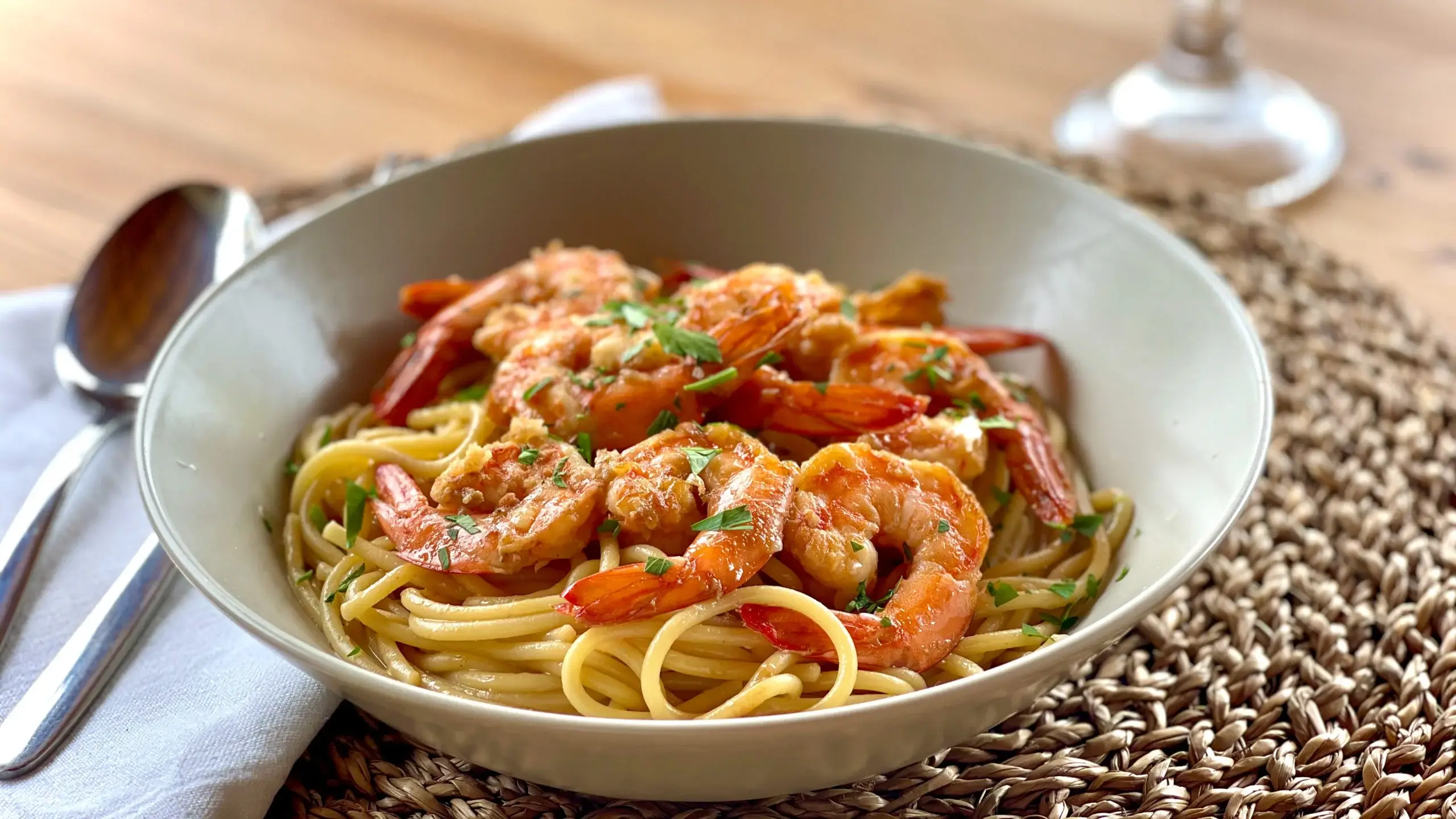 My Spanish Kitchen: Umami Shrimp Pasta