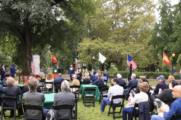 Spanish Memorial Plaque Unveiling in Fort Greene Park Brooklyn