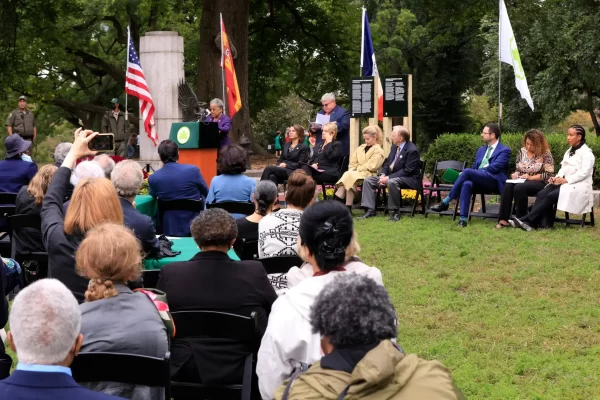 Spanish Memorial Plaque Unveiling in Fort Greene Park Brooklyn