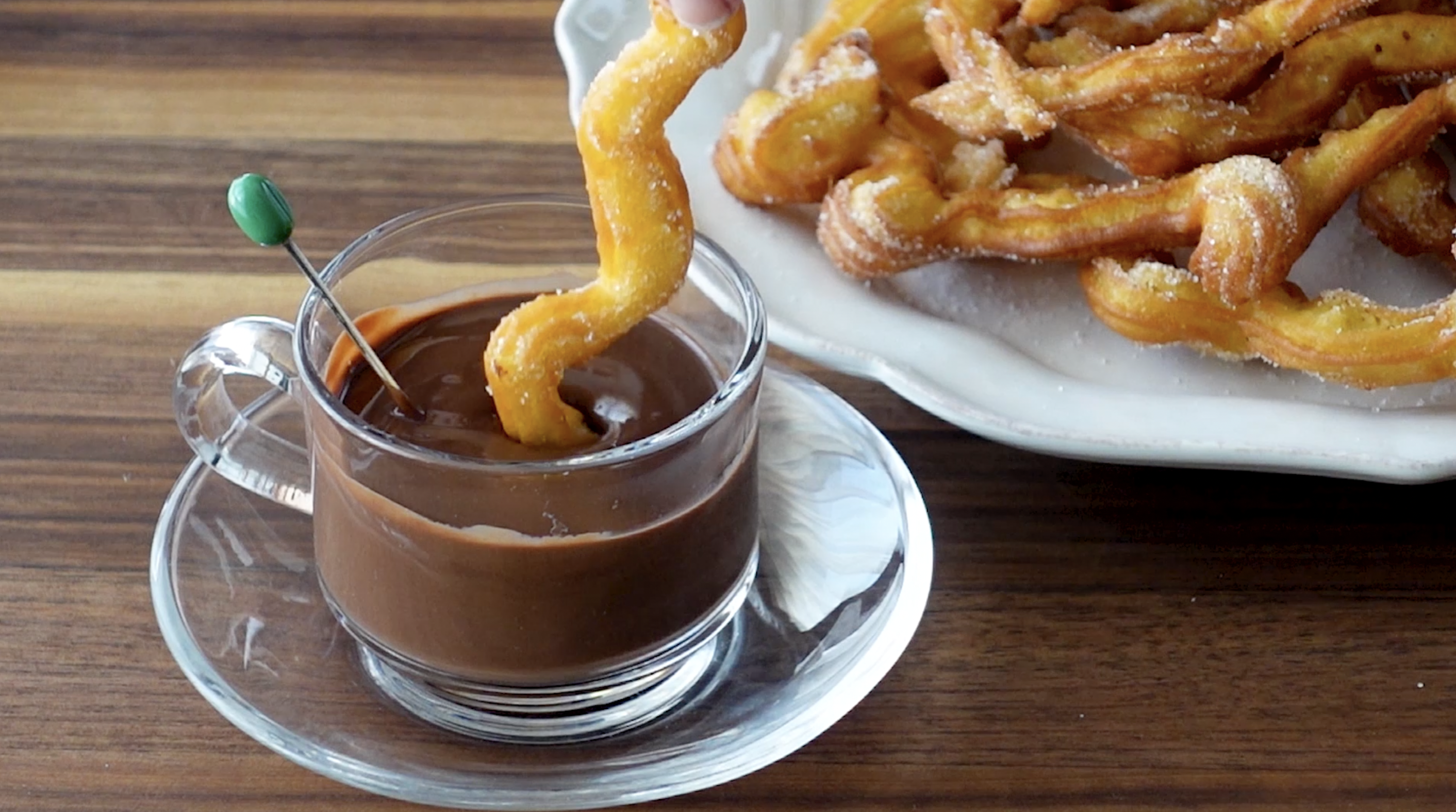 From America to Europe: Churros and Chocolate