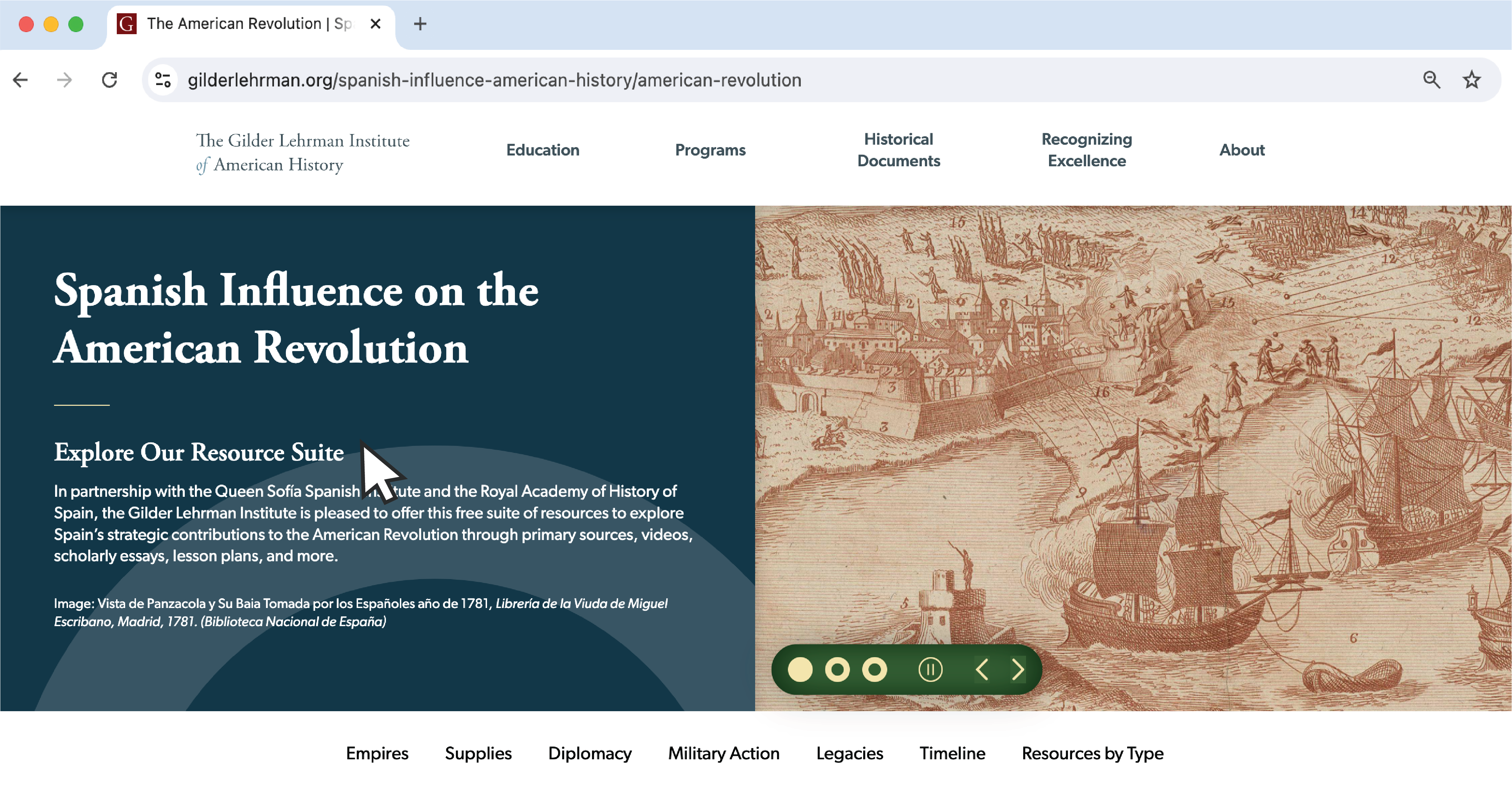 Announcing New Educational Web Page: “Spanish Influence on American History”